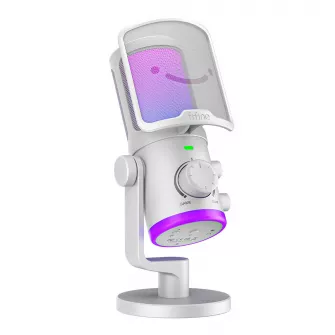 Fifine FIFINE AM6 Condenser RGB USB Microphone White Fifine FIFINE AM6 Condenser RGB USB Microphone White